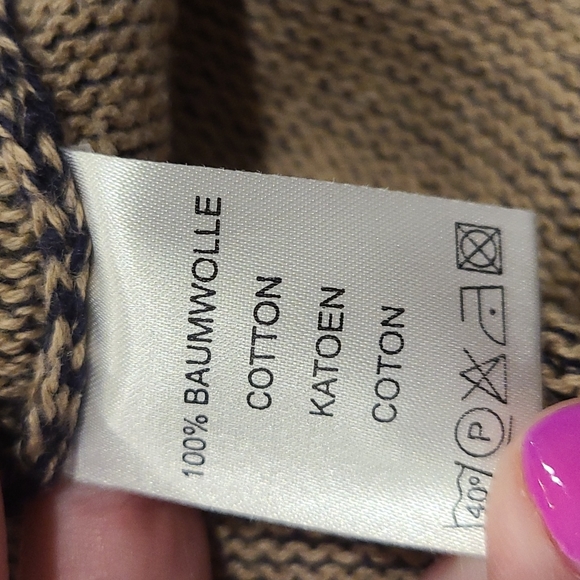 Ragman vneck hand knitted sweater - Picture 6 of 6